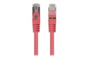 Netværkskabel - Lanberg patch cable - 50 cm - red RAL 3017 - Rød - PCF6-20CC-0050-R