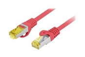 Netværkskabel - Lanberg patch cable - 25 cm - red RAL 3017 - Rød - PCF6A-10CU-0025-R