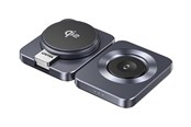 Mobil - Adaptere & Opladere - Unitek P1300A charging station - 3-in-1 foldable Qi2 - 15 watt - P1300AGY01
