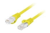 Netværkskabel - Lanberg patch cable - 1 m - yellow - Gul - PCU6-10CU-0100-Y