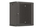 Rack skabe - Lanberg WF03 Series - cabinet - 540 x 350 flat pack with glass door - 12U - WF03-5312-10B