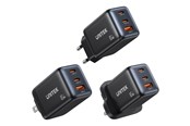 Mobil - Adaptere & Opladere - Unitek Zeno power adapter - 2 x USB-C USB - 65 watt - P1130ABK01-EU