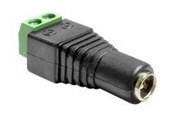 Strømkabel (intern) - DeLOCK - power adapter - 2 pin terminal block to DC jack 5.5 x 2.5 mm - 65485