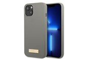 Mobil - Covers & Cases - GUESS GUHMP13MSPLG iPhone 13 6.1" grey/grey hard case Silicone Logo Plate MagSafe - 3666339056902