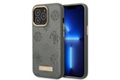Mobil - Covers & Cases - GUESS GUHMP13XSAPSTG iPhone 13 Pro Max 6.7" grey/grey hardcase Peony Logo Plate MagSafe - 3666339056803