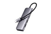 Dockingstation - UGREEN CM195 6in1 USB-C HUB - HDMI / 2x USB-A 3.0 / USB-C PD / SD / TF reader - Gray - 15214