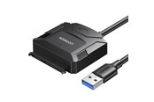 Harddisk - tilbehør - UGREEN 2.5'' / 3.5'' hard drive adapter cable (USB-A 3.0 - SATA) - Black - 20611