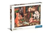 Puslespil - Clementoni Puzzle HQC Curious Whiskers 2026 1000 pieces 2D Puslespil - 37100