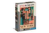 Puslespil - Clementoni Puzzle Style in the City New York - Compact Box 1000 pieces 2D Puslespil - 37116