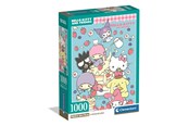 Puslespil - Clementoni Puzzle Hello Kitty - Compact Box 1000 pieces 2D Puslespil - 37117