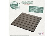 Legetøj - Smoby S.Life sæt med 6 fliser 45 x 45 cm - 7600810907