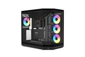 Kabinet - HYTE Y50 ARGB (Pitch Black) - Kabinet - Miditower - Sort - CS-HYTE-Y50RGB-BB