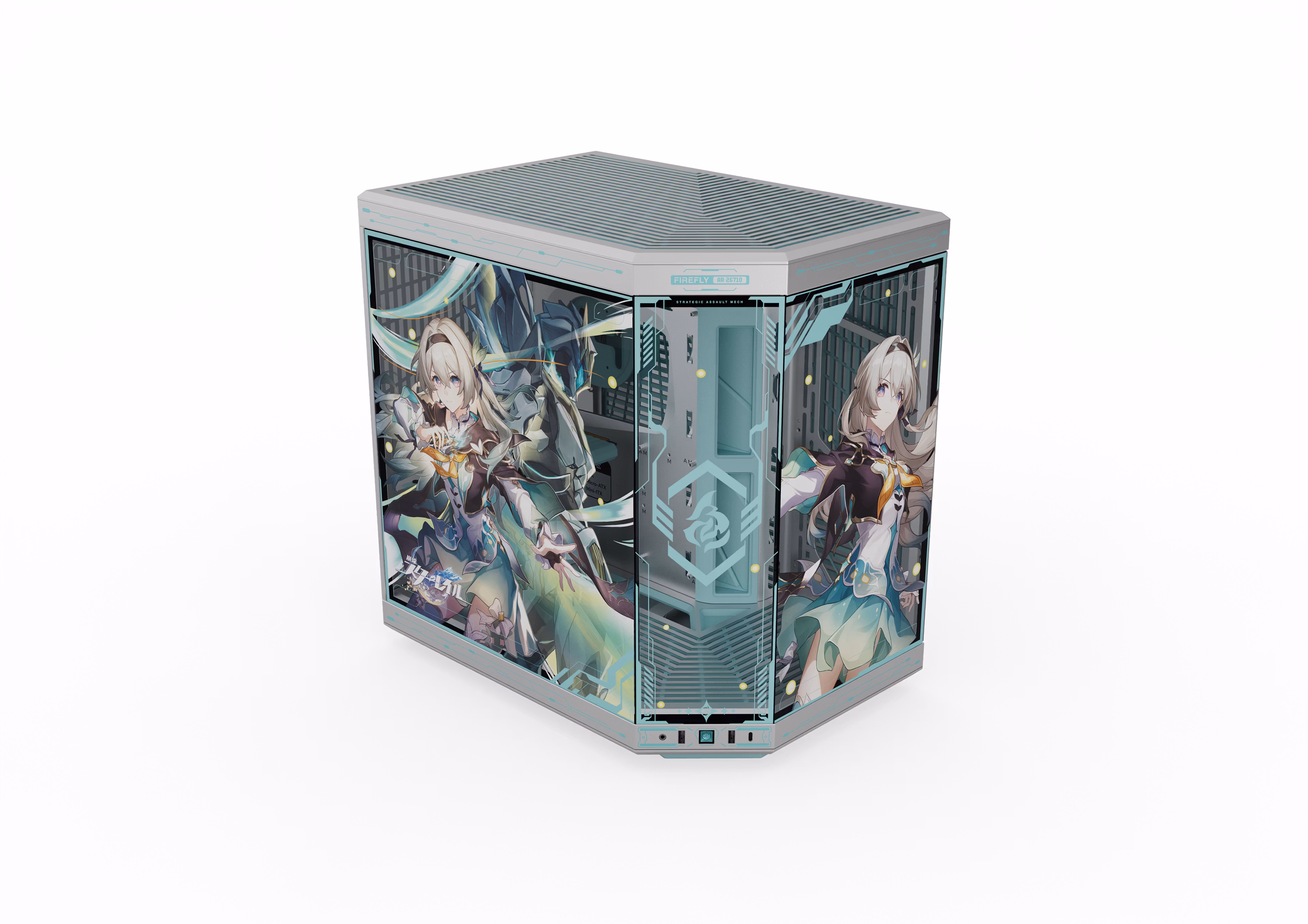 Kabinet - HYTE Y70 HSR Firefly Japan Edition - Kabinet - Miditower - Blå - CS-HYTE-Y70-HSR-FIREFLY-JP