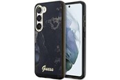Mobil - Covers & Cases - GUESS GUHCS23SHTMRSK S23 S911 black/black hardcase Golden Marble Collection - 3666339117344