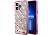Mobil - Covers & Cases - GUESS GUHCP14XLC4PSGP iPhone 14 Pro Max 6.7" pink/pink hardcase Liquid Glitter 4G Transculent - 3666339116262