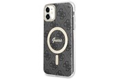 Mobil - Covers & Cases - GUESS GUHMN61H4STK iPhone 11 6.1" black/black hardcase 4G MagSafe - 3666339126797