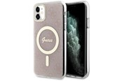 Mobil - Covers & Cases - GUESS GUHMN61H4STP iPhone 11 6.1" pink/pink hardcase 4G MagSafe - 3666339127343