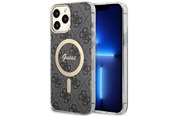 Mobil - Covers & Cases - GUESS GUHMP13XH4STK iPhone 13 Pro Max 6.7" black/black hardcase 4G MagSafe - 3666339126827