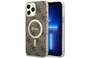 Mobil - Covers & Cases - GUESS GUHMP13XH4STW iPhone 13 Pro Max 6.7" brown/brown hardcase 4G MagSafe - 3666339126872