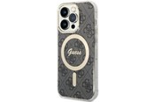 Mobil - Covers & Cases - GUESS 4G MagSafe case for iPhone 14 Pro - black - 3666339118228