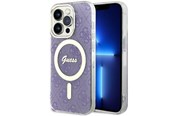 Mobil - Covers & Cases - GUESS GUHMP14LH4STU iPhone 14 Pro 6.1" purple/purple hardcase 4G MagSafe - 3666339118242