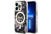 Mobil - Covers & Cases - GUESS GUHMP14LHCFWSK iPhone 14 Pro 6.1" black/black hardcase Flower MagSafe - 3666339115531