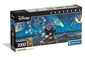 Puslespil - Clementoni Puzzle Panorama HQC Mickey & Minnie 1000 pieces 2D Puslespil - 39503