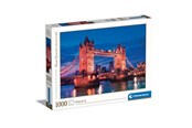 Puslespil - Clementoni Puzzle HQC Tower Bridge at Night 1000 pieces 2D Puslespil - 39674