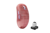 Mus - Keychron G6 HE 8K Frosted Pink - Gaming Mus - Optisk - 5 knapper - Pink - G6-HB5