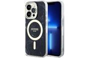 Mobil - Covers & Cases - GUESS GUHMP14LPCUMAK iPhone 14 Pro 6.1" black/black hardcase Marble MagSafe - 3666339118303