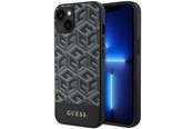 Mobil - Covers & Cases - GUESS GUHMP14MHGCFSEK iPhone 14 Plus 6.7" black/black hardcase GCube Stripes MagSafe - 3666339112431