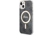 Mobil - Covers & Cases - GUESS 4G MagSafe case for iPhone 14 - black - 3666339126834
