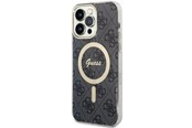 Mobil - Covers & Cases - GUESS 4G MagSafe case for iPhone 14 Pro Max - black - 3666339118235