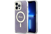 Mobil - Covers & Cases - GUESS GUHMP14XH4STU iPhone 14 Pro Max 6.7" purple/purple hardcase 4G MagSafe - 3666339118259