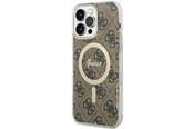 Mobil - Covers & Cases - GUESS GUHMP14XH4STW iPhone 14 Pro Max 6.7" brown/brown hardcase 4G MagSafe - 3666339126902