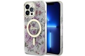 Mobil - Covers & Cases - GUESS GUHMP14XHCFWST iPhone 14 Pro Max 6.7" transparent hardcase Flower MagSafe - 3666339115661