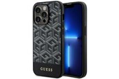 Mobil - Covers & Cases - GUESS GUHMP14XHGCFSEK iPhone 14 Pro Max 6.7" black/black hardcase GCube Stripes MagSafe - 3666339112455