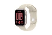Smartwatch & Sportsur - Apple Watch SE 3 GPS + Cellular 44mm Starlight Aluminium Case with Sand Sport Band - S/M - MJLL4QN/A