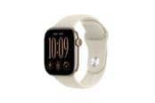 Smartwatch & Sportsur - Apple Watch Series 12 GPS 42mm Light Gold Aluminium Case with Sand Sport Band - S/M - MJED4QN/A