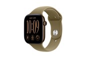 Smartwatch & Sportsur - Apple Watch Series 12 GPS + Cellular 46mm Dark Bronze Aluminium Case with Olive Sport Band - M/L - MJGE4QN/A