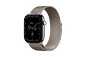 Smartwatch & Sportsur - Apple Watch Series 12 GPS + Cellular 46mm Natural Titanium Case with Natural Milanese Loop - S/M - MJGP4QN/A