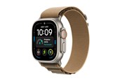 Smartwatch & Sportsur - Apple Watch Ultra 4 GPS + Cellular 49mm Natural Titanium Case with Desert Alpine Loop - S - MJAE4DH/A