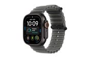 Smartwatch & Sportsur - Apple Watch Ultra 4 GPS + Cellular 49mm Black Titanium Case with Translucent Black Ocean Band - MJAY4DH/A