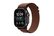 Smartwatch & Sportsur - Apple Watch Ultra 4 GPS + Cellular 49mm Black Titanium Case with Burgundy Alpine Loop - M - MJC14DH/A
