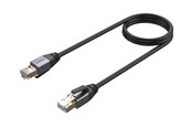 Netværkskabel - Unitek network cable - 1.5 m - black - Sort - 1m - C18149AGY03-1.5M