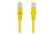 Netværkskabel - Lanberg patch cable - 50 cm - yellow RAL 1028 - Gul - PCU5-10CC-0050-Y