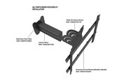 Vægbeslag, AV-Beslag & AV-Møbler - Multibrackets M Pro Series mounting component - 30 cm - black - Max - recommended for - 7340234815784