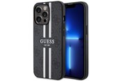 Mobil - Covers & Cases - GUESS GUHMP13LP4RPSK iPhone 13 Pro / 13 6.1" black/black hardcase 4G Printed Stripes MagSafe - 3666339119652