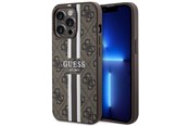 Mobil - Covers & Cases - GUESS GUHMP13XP4RPSW iPhone 13 Pro Max 6.7" brown/brown hardcase 4G Printed Stripes MagSafe - 3666339119768