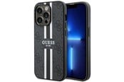 Mobil - Covers & Cases - GUESS GUHMP14LP4RPSK iPhone 14 Pro 6.1" black/black hardcase 4G Printed Stripes MagSafe - 3666339119690